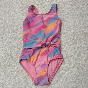 Breaking Waves Colorful Kids Swimwear | Girls 4/5